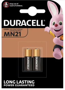 DURACELL® MN21 / A23 / LR23 (3LR50) Alkaline Batterie im 2er Blister